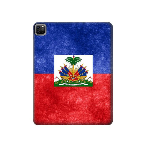 W3022 Haiti Flag Funda Carcasa Case para iPad Pro 12.9 (2022, 2021, 2020, 2018), Air 13 (2024)