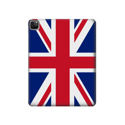 W3103 Flag of The United Kingdom Funda Carcasa Case para iPad Pro 12.9 (2022,2021,2020,2018, 3rd, 4th, 5th, 6th)