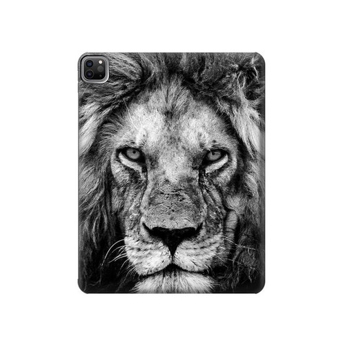 W3372 Lion Face Funda Carcasa Case para iPad Pro 12.9 (2022,2021,2020,2018, 3rd, 4th, 5th, 6th)