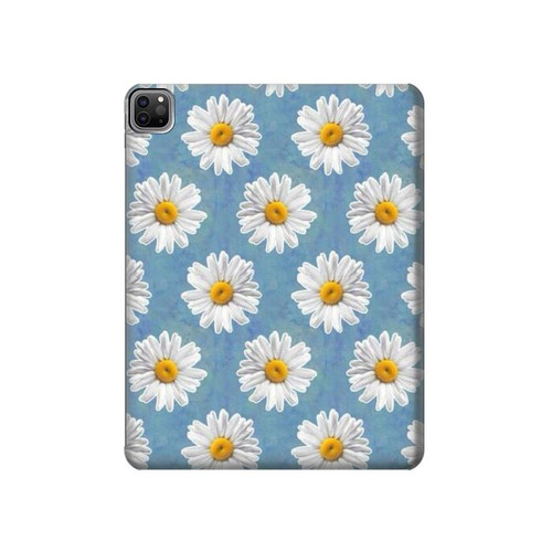 W3454 Floral Daisy Funda Carcasa Case para iPad Pro 12.9 (2022,2021,2020,2018, 3rd, 4th, 5th, 6th)