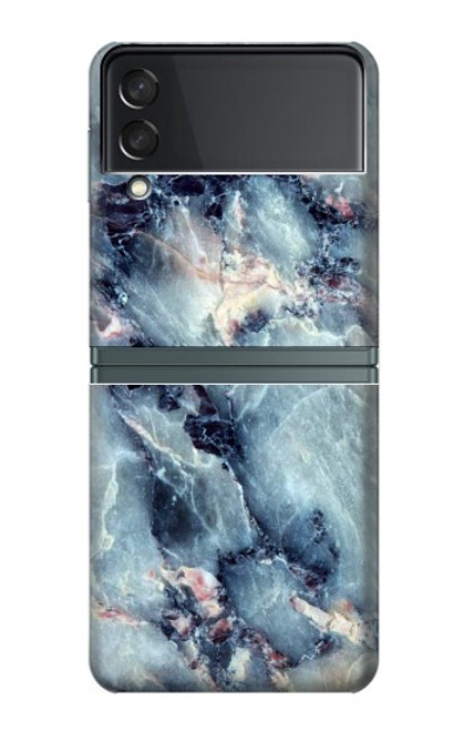 W2689 Blue Marble Texture Graphic Printed Hard Case For Samsung Galaxy Z Flip 3 5G