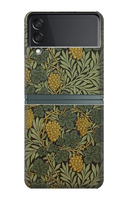 W3662 William Morris Vine Pattern Hard Case For Samsung Galaxy Z Flip 3 5G