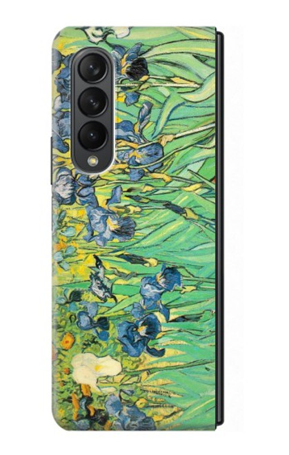 W0210 Van Gogh Irises Hard Case For Samsung Galaxy Z Fold 3 5G
