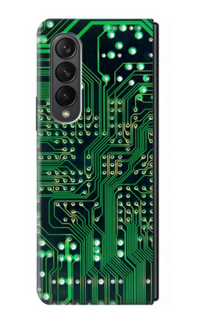 W3392 Electronics Board Circuit Graphic Hard Case For Samsung Galaxy Z Fold 3 5G