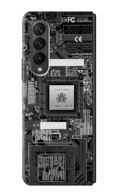 W3434 Bug Circuit Board Graphic Hard Case For Samsung Galaxy Z Fold 3 5G