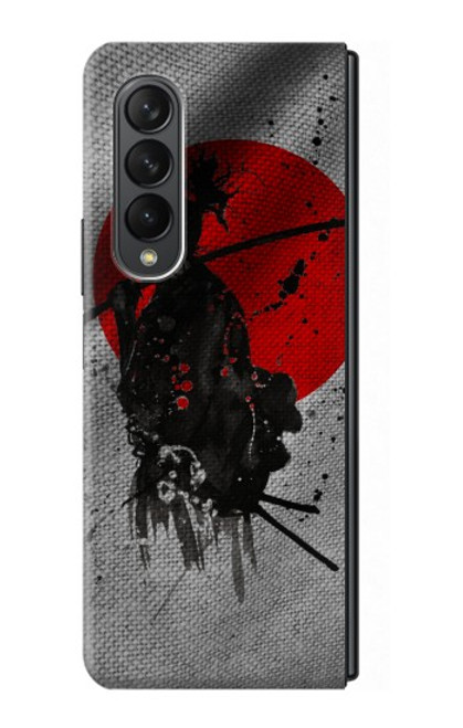 W3517 Japan Flag Samurai Hard Case For Samsung Galaxy Z Fold 3 5G