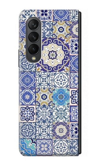 W3537 Moroccan Mosaic Pattern Hard Case For Samsung Galaxy Z Fold 3 5G