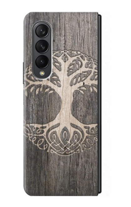 W3591 Viking Tree of Life Symbol Hard Case For Samsung Galaxy Z Fold 3 5G