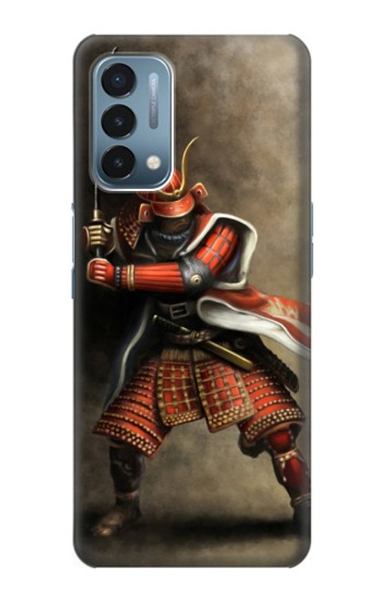 W0796 Japan Red Samurai Funda Carcasa Case y Caso Del Tirón Funda para OnePlus Nord N200 5G