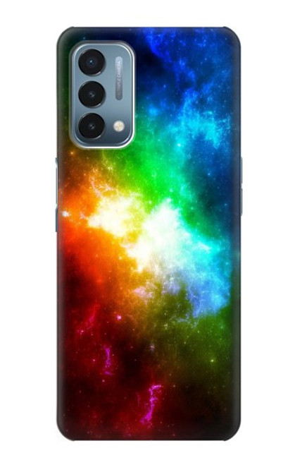 W2312 Colorful Rainbow Space Galaxy Funda Carcasa Case y Caso Del Tirón Funda para OnePlus Nord N200 5G