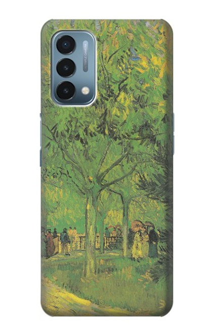 W3748 Van Gogh A Lane in a Public Garden Funda Carcasa Case y Caso Del Tirón Funda para OnePlus Nord N200 5G