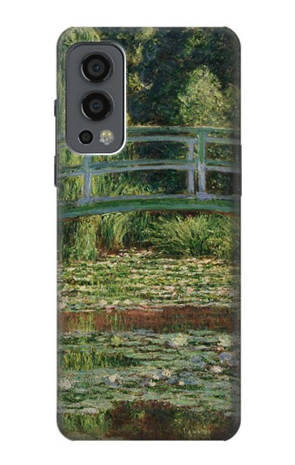 W3674 Claude Monet Footbridge and Water Lily Pool Funda Carcasa Case y Caso Del Tirón Funda para OnePlus Nord 2 5G