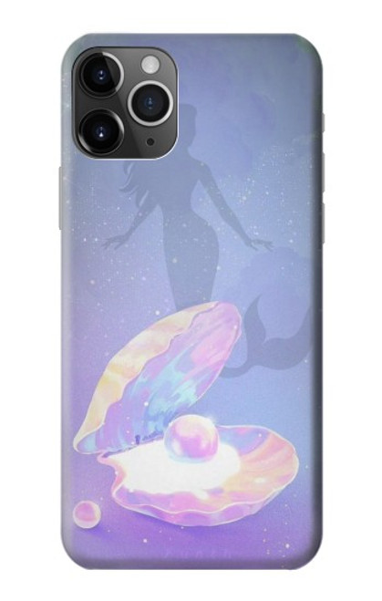 W3823 Beauty Pearl Mermaid Funda Carcasa Case y Caso Del Tirón Funda para iPhone 11 Pro Max