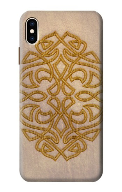 W3796 Celtic Knot Funda Carcasa Case y Caso Del Tirón Funda para iPhone XS Max