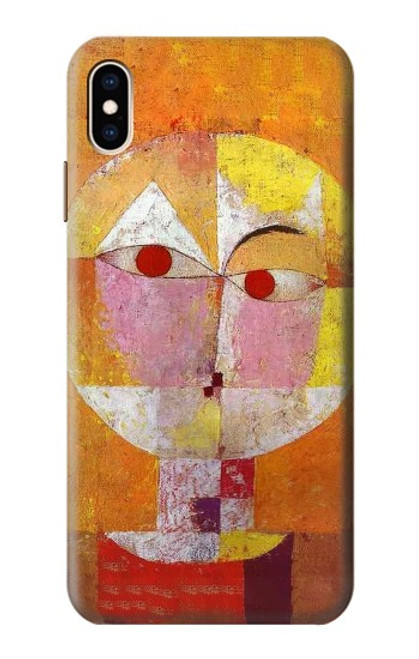 W3811 Paul Klee Senecio Man Head Funda Carcasa Case y Caso Del Tirón Funda para iPhone XS Max