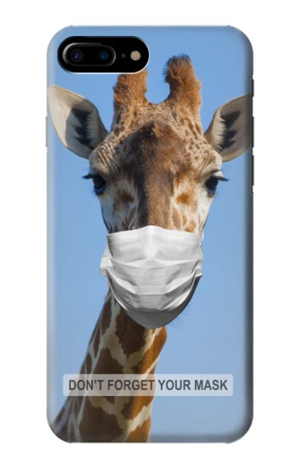 W3806 Giraffe New Normal Funda Carcasa Case y Caso Del Tirón Funda para iPhone 7 Plus, iPhone 8 Plus