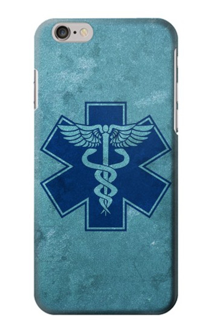 W3824 Caduceus Medical Symbol Funda Carcasa Case y Caso Del Tirón Funda para iPhone 6 Plus, iPhone 6s Plus