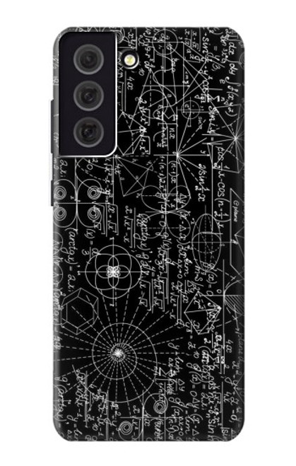 W3808 Mathematics Blackboard Funda Carcasa Case y Caso Del Tirón Funda para Samsung Galaxy S21 FE 5G