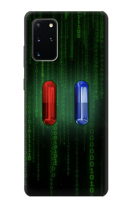 W3816 Red Pill Blue Pill Capsule Funda Carcasa Case y Caso Del Tirón Funda para Samsung Galaxy S20 Plus, Galaxy S20+