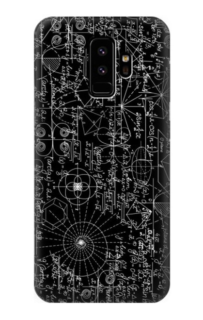 W3808 Mathematics Blackboard Funda Carcasa Case y Caso Del Tirón Funda para Samsung Galaxy S9