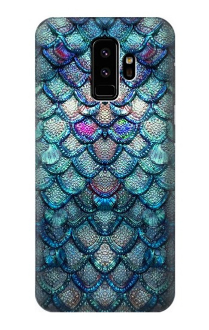 W3809 Mermaid Fish Scale Funda Carcasa Case y Caso Del Tirón Funda para Samsung Galaxy S9