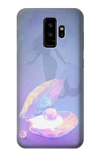 W3823 Beauty Pearl Mermaid Funda Carcasa Case y Caso Del Tirón Funda para Samsung Galaxy S9