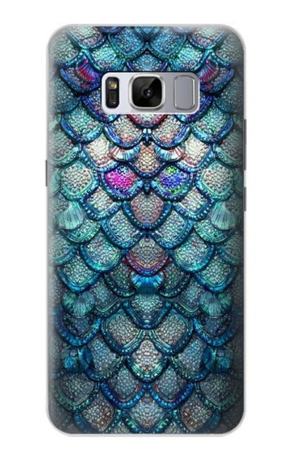 W3809 Mermaid Fish Scale Funda Carcasa Case y Caso Del Tirón Funda para Samsung Galaxy S8