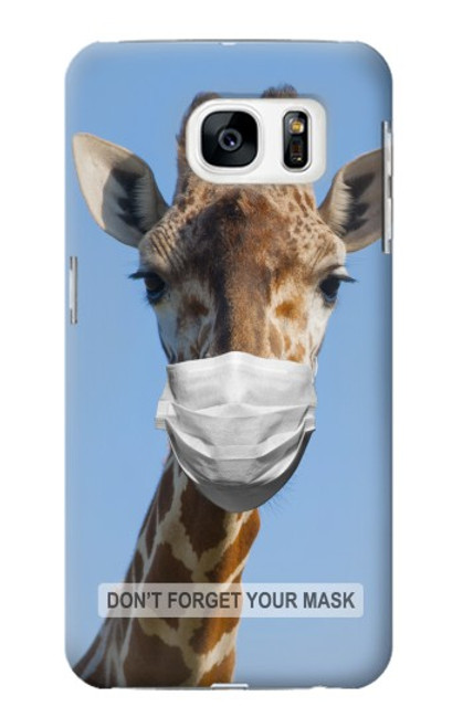 W3806 Giraffe New Normal Funda Carcasa Case y Caso Del Tirón Funda para Samsung Galaxy S7