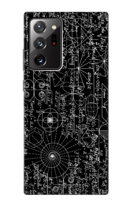 W3808 Mathematics Blackboard Funda Carcasa Case y Caso Del Tirón Funda para Samsung Galaxy Note 20 Ultra, Ultra 5G