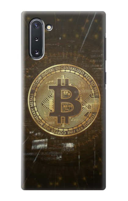 W3798 Cryptocurrency Bitcoin Funda Carcasa Case y Caso Del Tirón Funda para Samsung Galaxy Note 10