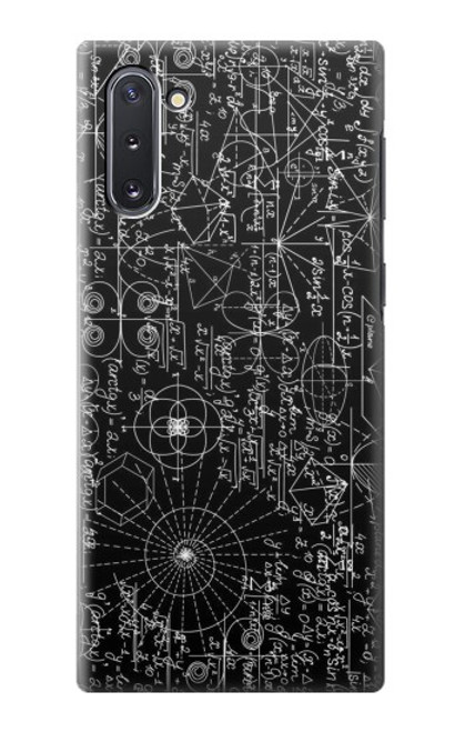 W3808 Mathematics Blackboard Funda Carcasa Case y Caso Del Tirón Funda para Samsung Galaxy Note 10