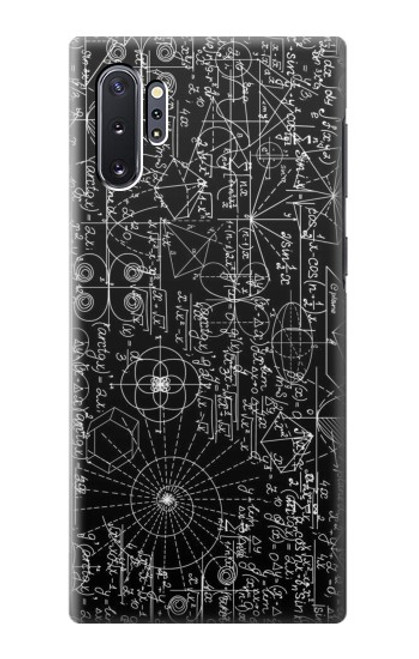 W3808 Mathematics Blackboard Funda Carcasa Case y Caso Del Tirón Funda para Samsung Galaxy Note 10 Plus