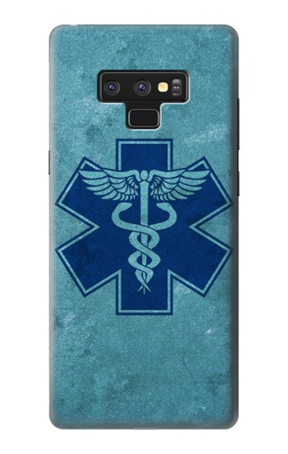 W3824 Caduceus Medical Symbol Funda Carcasa Case y Caso Del Tirón Funda para Note 9 Samsung Galaxy Note9