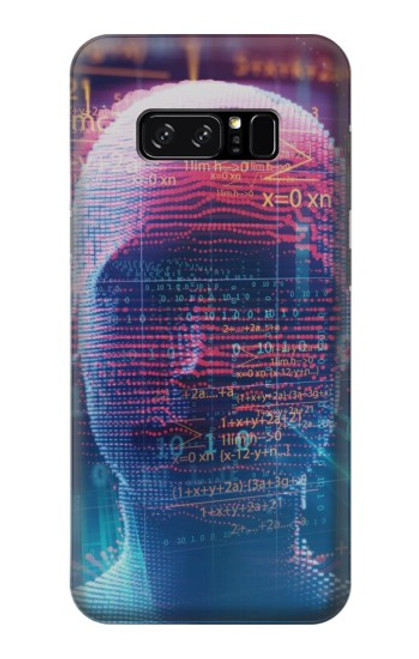 W3800 Digital Human Face Funda Carcasa Case y Caso Del Tirón Funda para Note 8 Samsung Galaxy Note8