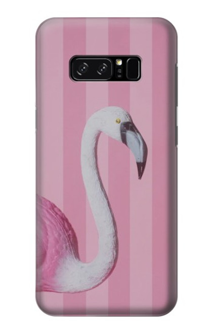 W3805 Flamingo Pink Pastel Funda Carcasa Case y Caso Del Tirón Funda para Note 8 Samsung Galaxy Note8
