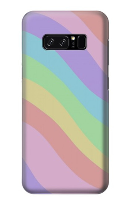 W3810 Pastel Unicorn Summer Wave Funda Carcasa Case y Caso Del Tirón Funda para Note 8 Samsung Galaxy Note8