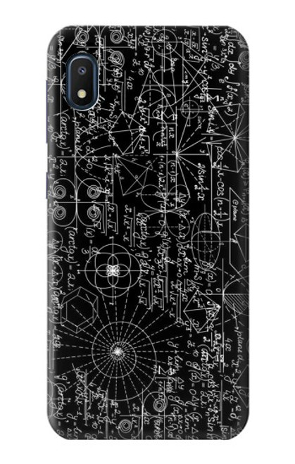 W3808 Mathematics Blackboard Funda Carcasa Case y Caso Del Tirón Funda para Samsung Galaxy A10e