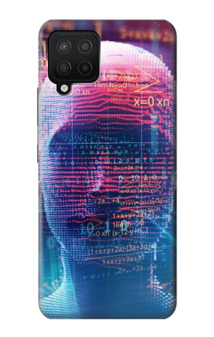 W3800 Digital Human Face Funda Carcasa Case y Caso Del Tirón Funda para Samsung Galaxy A12