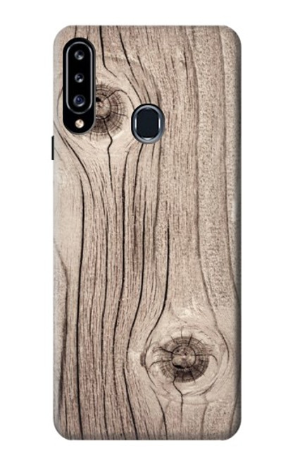 W3822 Tree Woods Texture Graphic Printed Funda Carcasa Case y Caso Del Tirón Funda para Samsung Galaxy A20s