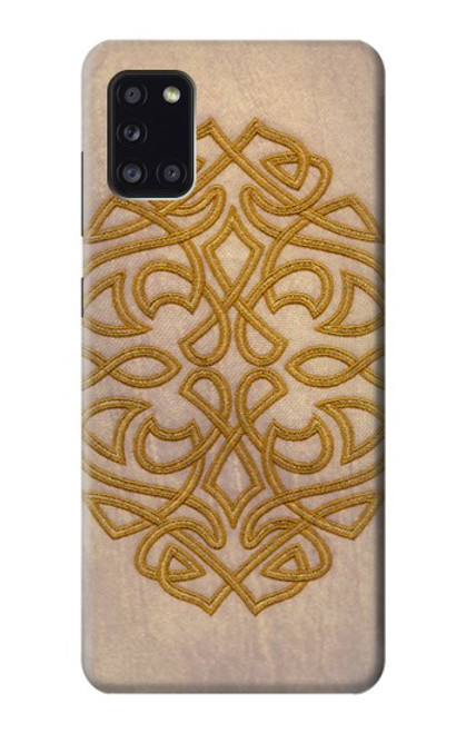 W3796 Celtic Knot Funda Carcasa Case y Caso Del Tirón Funda para Samsung Galaxy A31