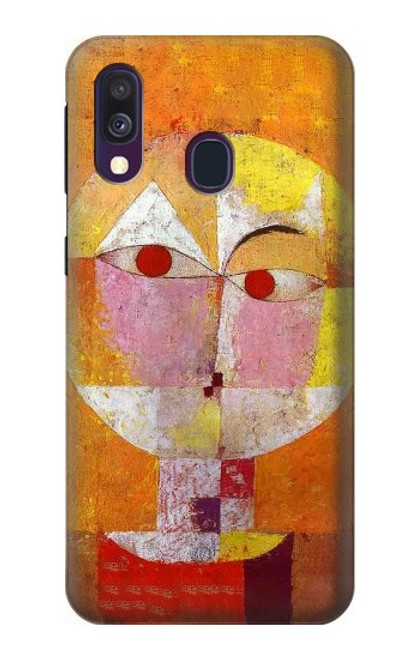 W3811 Paul Klee Senecio Man Head Funda Carcasa Case y Caso Del Tirón Funda para Samsung Galaxy A40