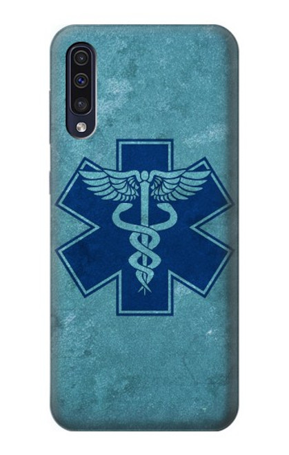 W3824 Caduceus Medical Symbol Funda Carcasa Case y Caso Del Tirón Funda para Samsung Galaxy A50
