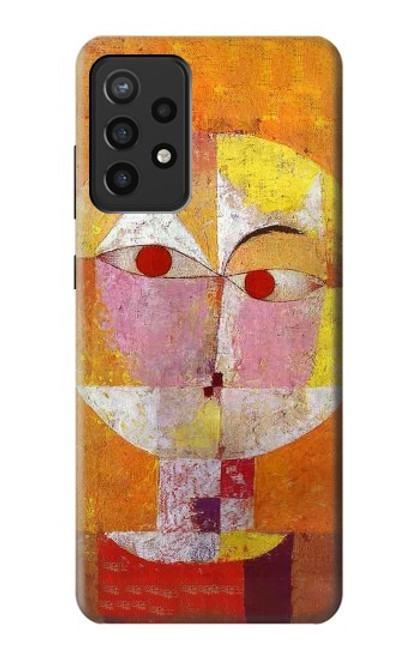 W3811 Paul Klee Senecio Man Head Funda Carcasa Case y Caso Del Tirón Funda para Samsung Galaxy A72, Galaxy A72 5G