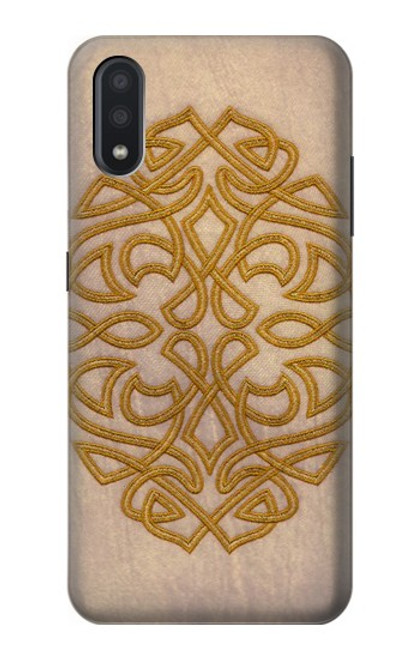 W3796 Celtic Knot Funda Carcasa Case y Caso Del Tirón Funda para Samsung Galaxy A01