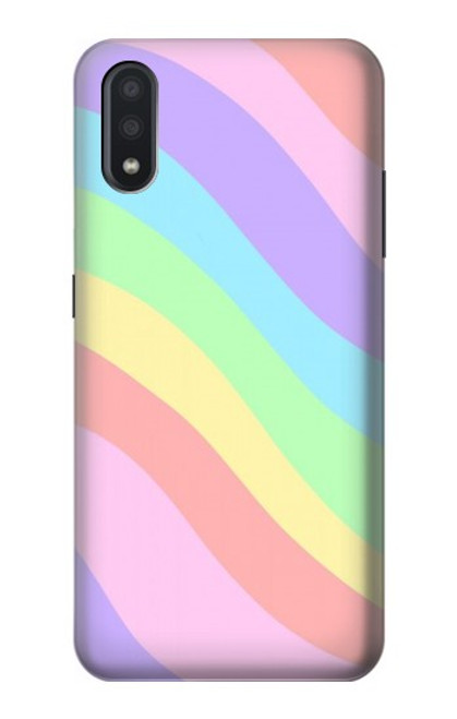 W3810 Pastel Unicorn Summer Wave Funda Carcasa Case y Caso Del Tirón Funda para Samsung Galaxy A01