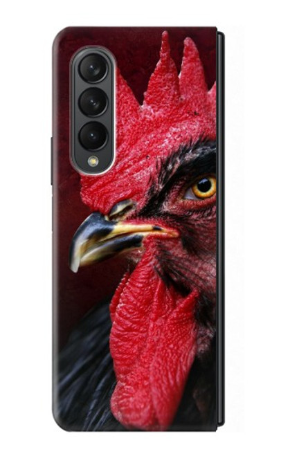 W3797 Chicken Rooster Funda Carcasa Case y Caso Del Tirón Funda para Samsung Galaxy Z Fold 3 5G