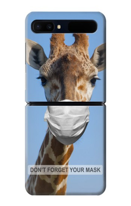 W3806 Giraffe New Normal Funda Carcasa Case y Caso Del Tirón Funda para Samsung Galaxy Z Flip 5G