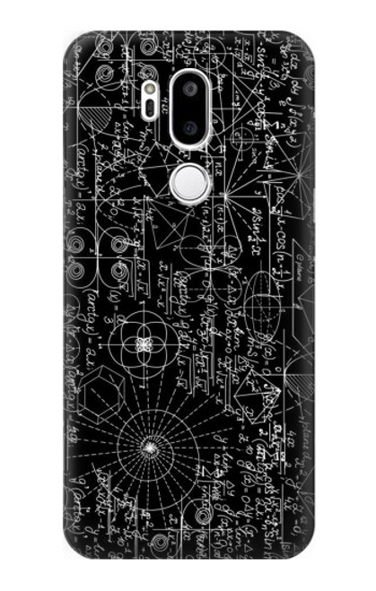 W3808 Mathematics Blackboard Funda Carcasa Case y Caso Del Tirón Funda para LG G7 ThinQ