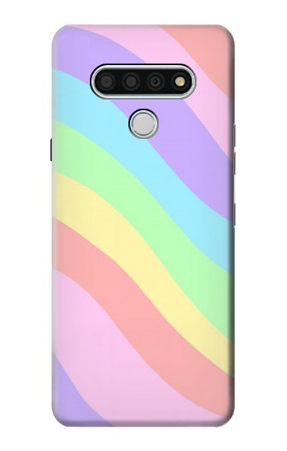 W3810 Pastel Unicorn Summer Wave Funda Carcasa Case y Caso Del Tirón Funda para LG Stylo 6