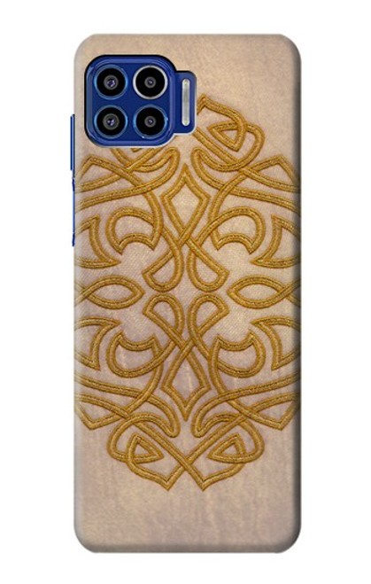 W3796 Celtic Knot Funda Carcasa Case y Caso Del Tirón Funda para Motorola One 5G